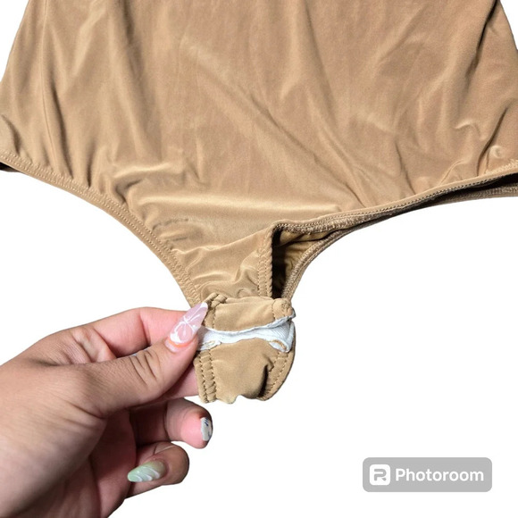 Windsor Tan Cutout Bodysuit - Picture 2 of 6